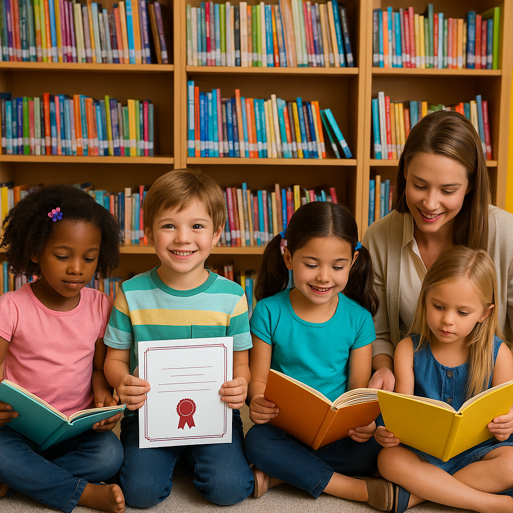 افتتاح مكتبة الأطفال الجديدة في الحضانة